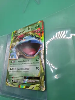 Venusaur EX Pokemon Holo Ultra Rare XY Evolutions 1/108 Foil Card 2016 - LP - Image 4