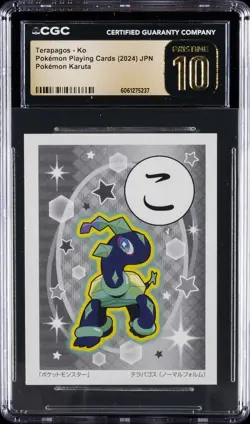 2024 POKEMON PLAYING CARDS JPN POKEMON KARUTA TERAPAGOS - KO CGC 10 PERFECT - Image 1