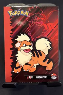 Rare Full Art Pokemon Team Rocket Growlithe #28 Low Pop Card Tops/GameFreak - Image 1