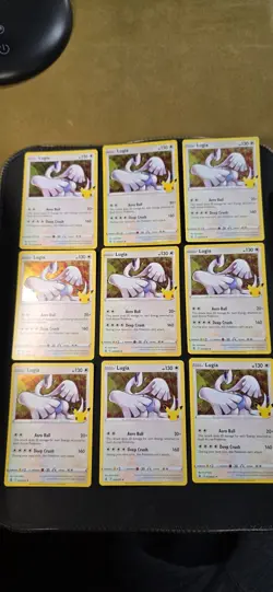 Pokemon TCG Lugia Celebrations Holo Rare Card 022/025 Lot of 9 NM-M - Image 1