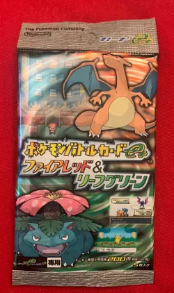 Pokemon Battle E + Fire Red & Leaf Green Booster Pack Art Only (no Cards) 🔥🔥 - Image 1