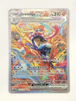 Pokemon Twilight Masquerade Greninja EX Special Illustration Card 214/167 - Image 1