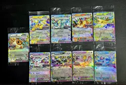 Prismatic Evolutions Surprise Box Sealed Stamped EX Promo Cards 9/9 Complete Set - Image 1