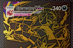 2021 Eternatus VMAX SV122/SV122 Shining Fates Shiny Vault Pokemon TCG Card GOLD - Image 3