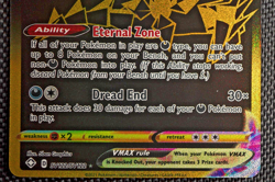 2021 Eternatus VMAX SV122/SV122 Shining Fates Shiny Vault Pokemon TCG Card GOLD - Image 4
