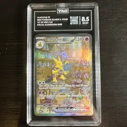 Pokemon Alakazam EX TCG Card 201/165 Sir 151 Tag 8.5 Near Mint Condition - Image 1