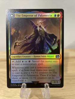 MTG The Emperor of Palamecia / The Lord Master Of Hell FOIL #0219 FIN NM/M - Image 1