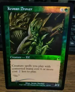 Krosan Drover FOIL Scourge Green Common MTG LP/ NM - Image 1