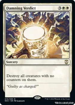 Damning Verdict [NCC - 15] - NM TCG MTG - Image 1