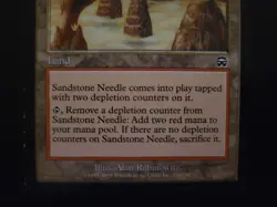 Sandstone Needle - Mercadian Masques 1999 - LP - Pauper Legacy - Land - MTG - Image 4