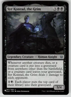 Syr Konrad, the Grim Uncommon The List Reprints 107/269 MTG Near Mint 2020 - Image 1