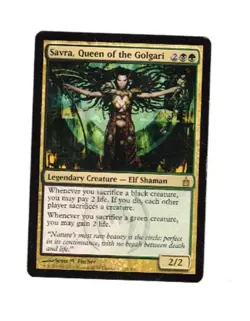 Savra, Queen of the Golgari English MTG Ravnica: City of Guilds NM/M - Image 1