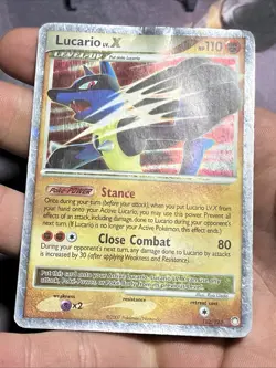 Lucario Lv. X 122/123 Mysterious Treasures (DAMAGED) - Pokemon TCG - Image 4
