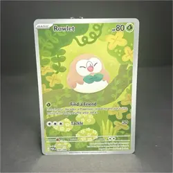 Rowlet Reverse Holo Common 80 HP 090/088 Pokemon TCG English perfect order - Image 1