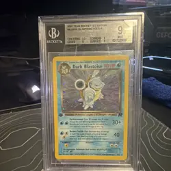 Dark Blastoise 3/82 Team Rocket 1st Edition Holo Rare BGS 9 Pokemon - Image 1