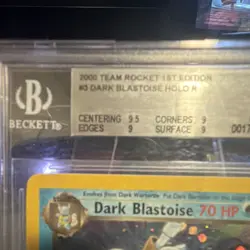 Dark Blastoise 3/82 Team Rocket 1st Edition Holo Rare BGS 9 Pokemon - Image 4