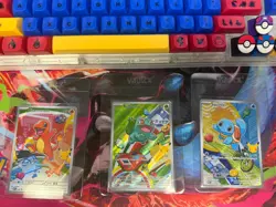 Pokemon First Partner Illustration Collection Series 1 Kanto Gen 1 Starters Set - Image 1
