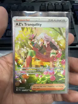Pokemon TCG AZ's Tranquility Full Art CRI 120/086 English NM SIR Chaos Rising - Image 1