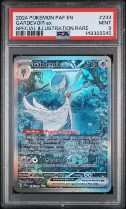 Pokemon Paldean Fates Gardevoir ex 233/091 PSA 9 - Image 1