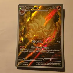 Pokemon Ninetales 199/197 Illustration Rare Holo Full Art SV03 English 120HP - Image 1