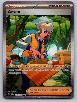 Arven 249/198 Special Illustration Rare Scarlet & Violet Pokemon Near Mint - Image 1