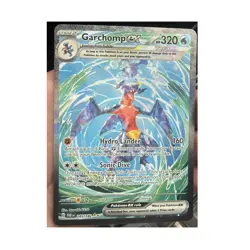 Pokemon TCG Garchomp ex 245/182 SV04 Paradox Rift SIR Holo Tera 320 HP EN - Image 1