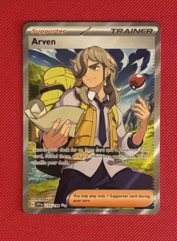 Pokemon Scarlet & Violet Arven 235/198 Ultra Rare Full Art Foil - Image 1