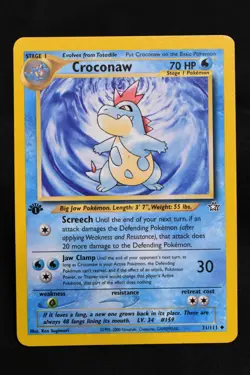 Croconaw 1st Edition 31/111 NM Neo Genesis Regular Uncommon Pokemon Near Mint - Image 2