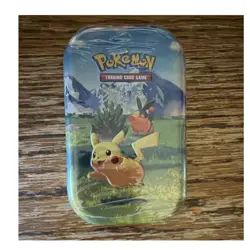 Pokemon TCG Evolutions Mini Tin Box Pikachu Tepig Sealed Booster Nintendo - Image 1