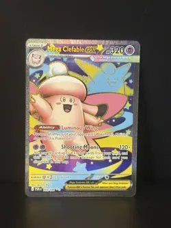 Mega Clefable ex 103/088 Ultra Rare Pokemon TCG ME03: Perfect Order NM - Image 1