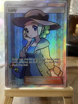 Pokemon TCG Hidden Fates Shiny Vault Holo Ultra Rare Lady SV86/SV94 - Image 2