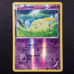 Gulpin 37/119 Reverse Holo Common Phantom Forces Pokemon Heavily Played - Image 1