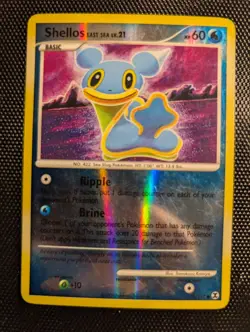 Pokemon TCG Shellos 79/111 Reverse Holo Platinum Rising Rivals Common - Image 1