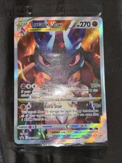 Lucario VSTAR Promo SWSH291 Crown Zenith ETB Pokemon Card English - SEALED M/NM - Image 1