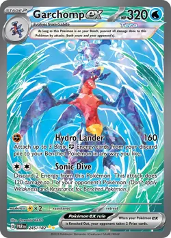 PSA 10 Garchomp ex 245/182 Pokemon Paradox Rift Special Illustration Rare - Image 1
