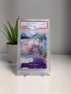 2024 ONE PIECE OP09-TREASURE RARE ZORO-JUUROU PSA 10 - Image 1