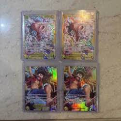 One Piece Card Game Monkey D. Luffy Sec OP15-119/EB04-061 Lot of 4 ENG - Image 1