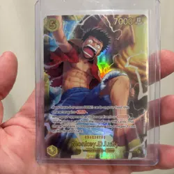 One Piece Card Game Monkey D. Luffy Sec OP15-119/EB04-061 Lot of 4 ENG - Image 3
