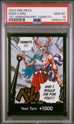 One Piece TCG PSA 10 DON!! 1st Anniversary - YAMATO - 2023 ENG - Image 1