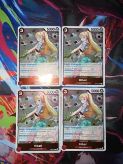 Hibari EB03-008 Extra Booster: One Piece Heroines Edition Foil X4 Play Set - Image 1