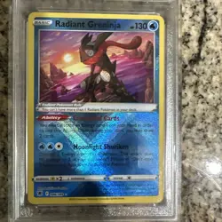 Radiant Greninja Astral Radiance HOLO 046/189 2022 Pokemon Card GOG 10 Gem-MT - Image 4