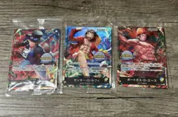 One Piece Trading Card Luffy Sabo Ace Promo Unopened Asia 2023 - Image 1