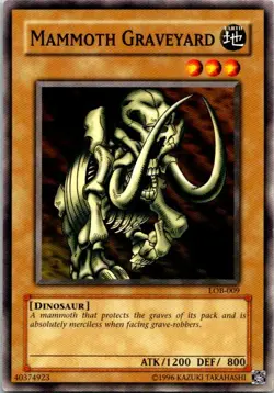 Mammoth Graveyard LOB-009 Yu-Gi-Oh! Card Light Play Unlimited - Image 1