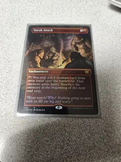 MTG Sneak Attack BORDERLESS, FOIL (Double Masters/2XM) - Magic: the Gathering - Image 1