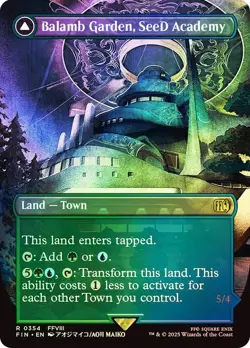 Balamb Garden, SeeD Academy Foil Borderless Final Fantasy MTG NM - Image 1