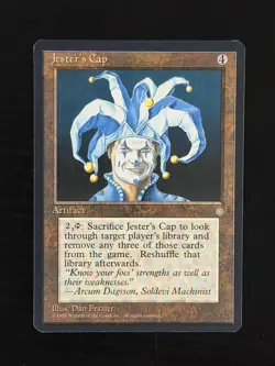 MTG Magic the Gathering Ice Age Jester's Cap - Near Mint Vintage - Image 1