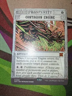 Contagion Engine - Outlaws of Thunder Junction: Breaking News MTG 0061 NM - Image 1