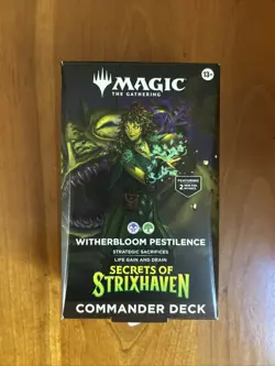 Witherbloom Pestilence Commander Deck Secrets of Strixhaven Sealed English MTG - Image 1