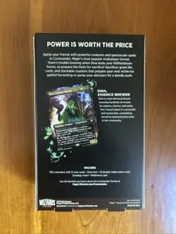 Witherbloom Pestilence Commander Deck Secrets of Strixhaven Sealed English MTG - Image 2