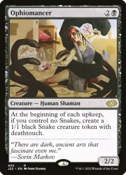 NM Ophiomancer, MTG, Jumpstart 2022, Magic the Gathering, 452 - Image 1